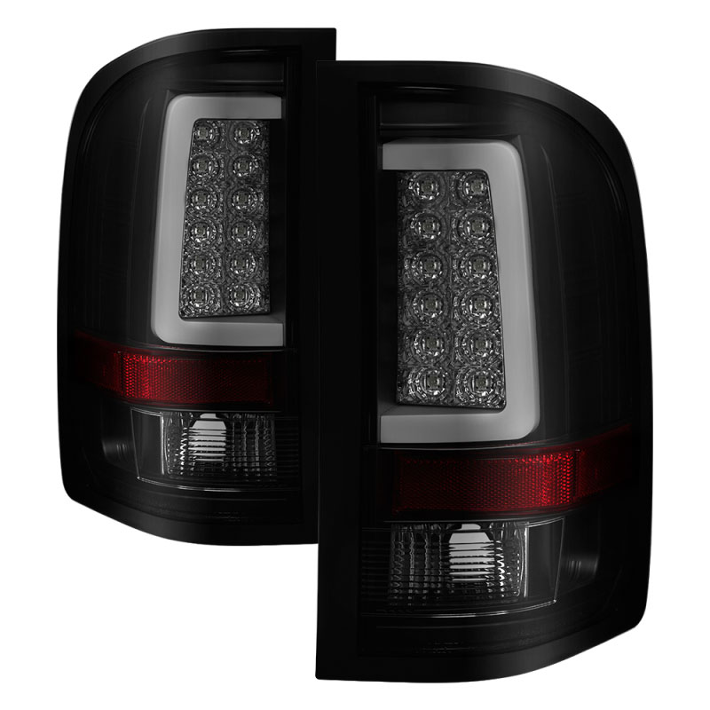 SPYDER 5084095 | Spyder 07-13 Silverado (Will Not Work w/2010 921 Bulb)V3 Tail Lights Blk Smk ALT-YD-CS07V3-LBLED-BSM; 2007-2013