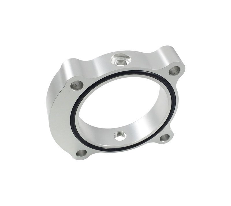 Torque Solution ts-tbs-029-2 | Throttle Body Spacer (Silver): Hyundai Sonata 2.0T; 2011-2014