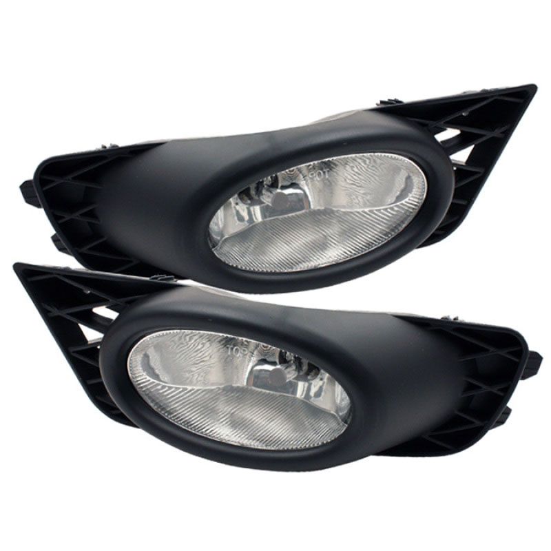 SPYDER 5020697 | Spyder Honda Civic 4Dr OEM Fog Lights - Clear - (FL-CL-HC09-4D-C); 2009-2011