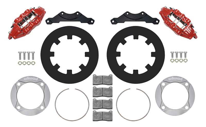 Wilwood 14016633r | 2014+ Polaris RZR XP 1000 Rear Kit 11.25in - Red; 2014-2023