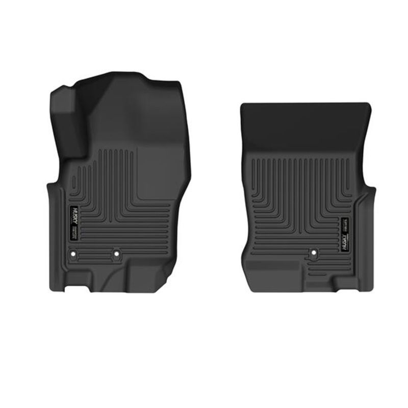 Husky Liners 13511 | 08-21 Nissan Frontier Crew Cab WeatherBeater Front Row Black Floor Liners; 2008-2021