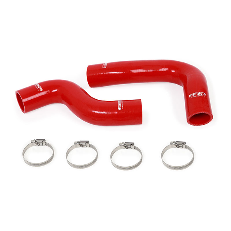 Mishimoto mmhose-gc8t-92rd | 92-00 Subaru WRX/STI Turbo Silicone Radiator Hose Kit - Red; 1992-2000