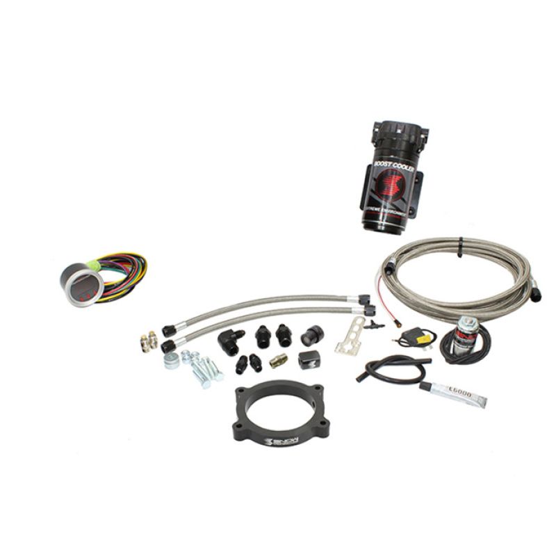 Snow Performance sno2161brdt | 16-17 Camaro Stg 2 Bst Cooler F/I Water Injection Kit (SS Brded Line/4AN) w/o Tank; 2016-2024