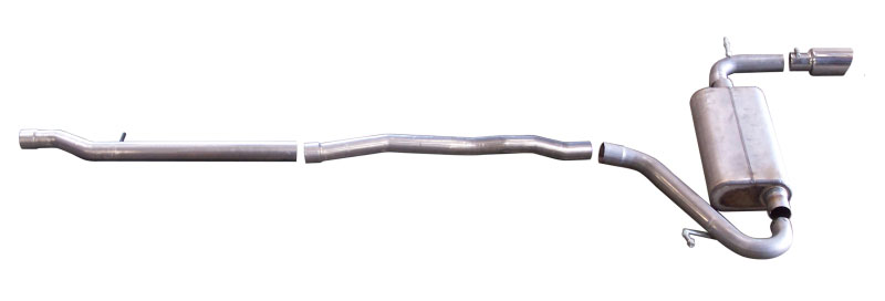 Gibson 617406 | 07-13 Jeep Patriot LImited 2.4L 2.25in Cat-Back Single Exhaust - Stainless; 2007-2013