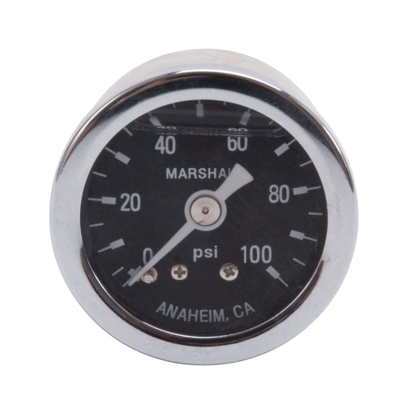 Russell 650340 | Performance 100 psi fuel pressure gauge (Liquid-filled)