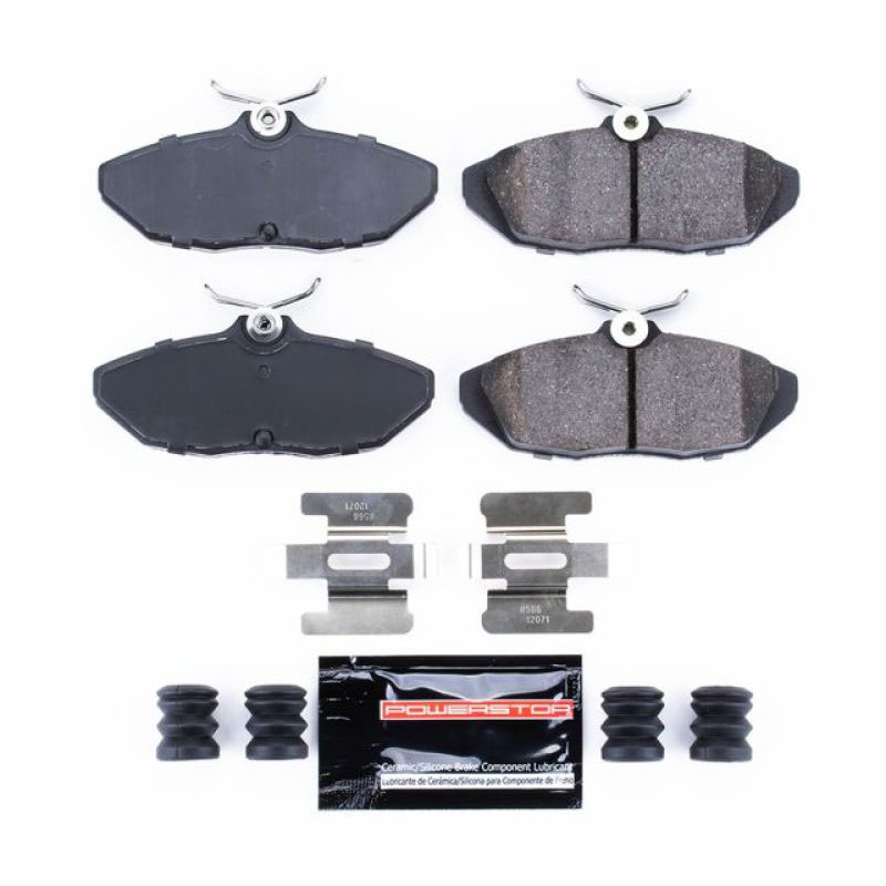 PowerStop z23-599 | Power Stop 01-02 Dodge Viper Rear Z23 Evolution Sport Brake Pads w/Hardware; 2001-2002