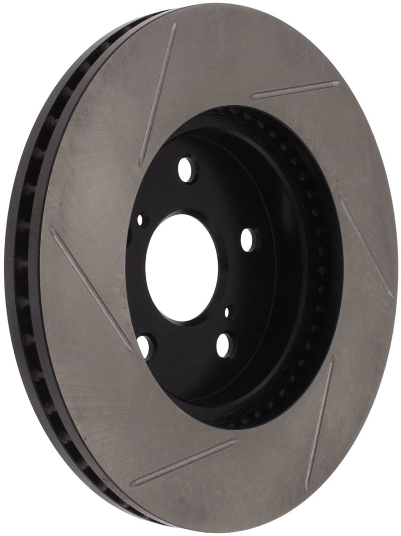 Stoptech 126.44125SR | StopTech Toyota Solara Sport Slotted Brake Rotor, Front Right; 2004-2008