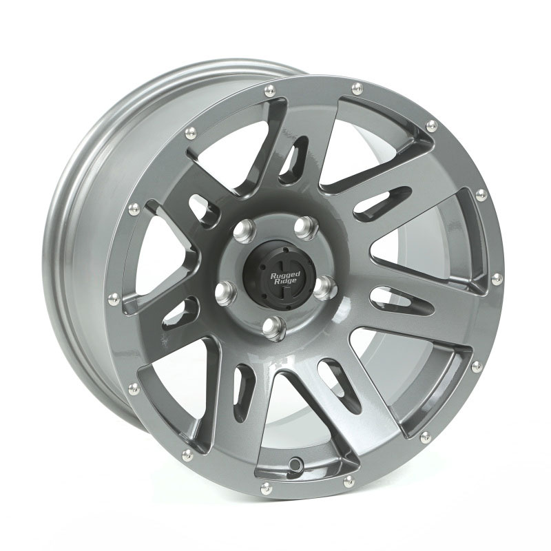 Rugged Ridge 15301.30 | XHD Wheel Gun Metal 17x9 5 on 5 JK/JL/JT; 2007-2020