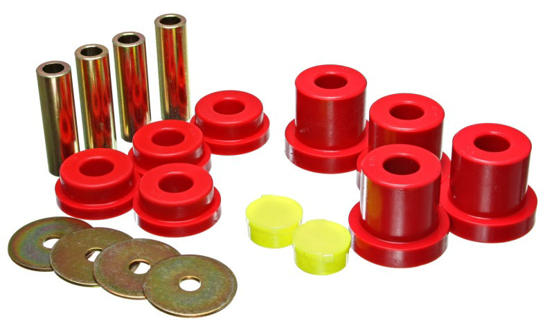 Energy Suspension 8.4108r | 05-07 Scion tC Red Rear Sub Frame Bushing Set; 2005-2007