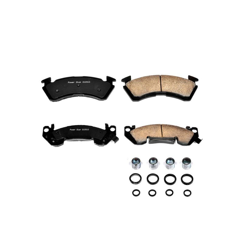 PowerStop 17614 | Power Stop 92-96 Buick Commercial Chassis Front Z17 Evolution Ceramic Brake Pads w/Hardware