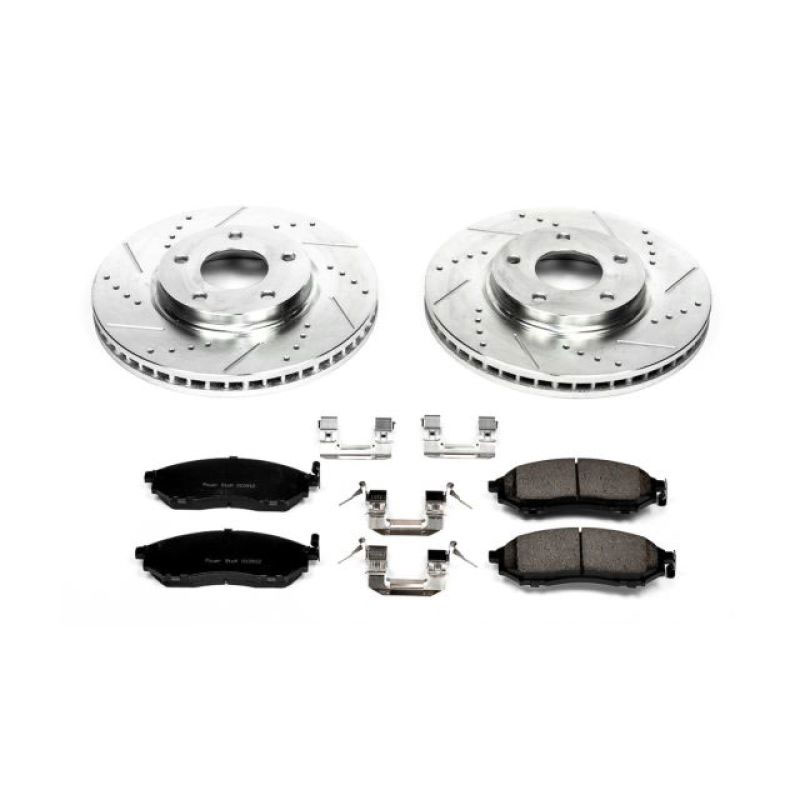 PowerStop k152 | Power Stop 03-04 Infiniti M45 Front Z23 Evolution Sport Brake Kit; 2003-2004