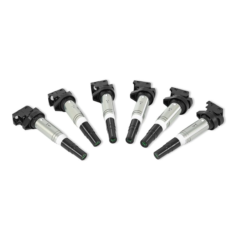 Mishimoto mmigbmw0206 | 2002+ BMW M54/N20/N52/N54/N55/N62/S54/S62 Six Cylinder Ignition Coil Set of 6; 2002-2016