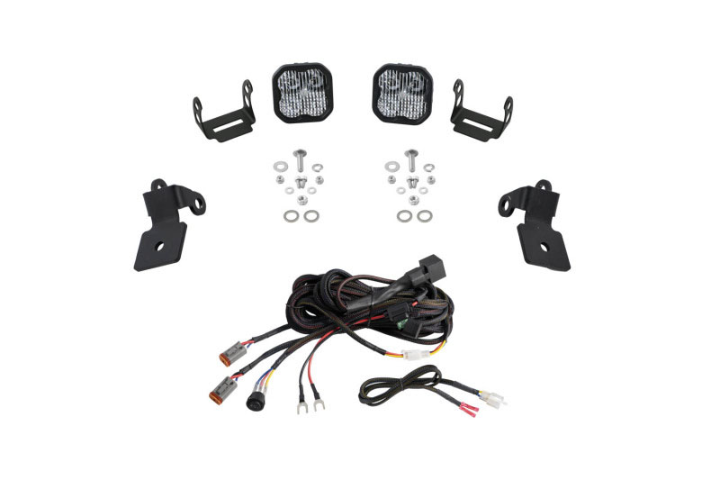 Diode Dynamics dd7635 | 20-Present Polaris RZR A-Pillar LED Pod Kit SS3 Sport - White Combo; 2020-2023