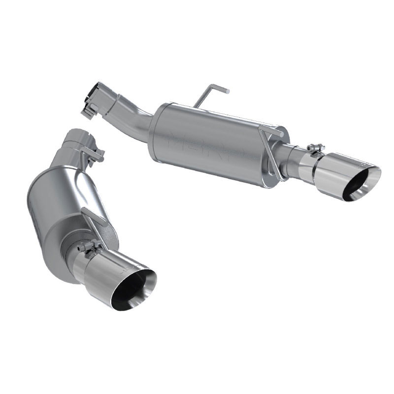 MBRP S7200304 | Dual Axle Back System, Split Rear Mustang GT V8; 2005-2010