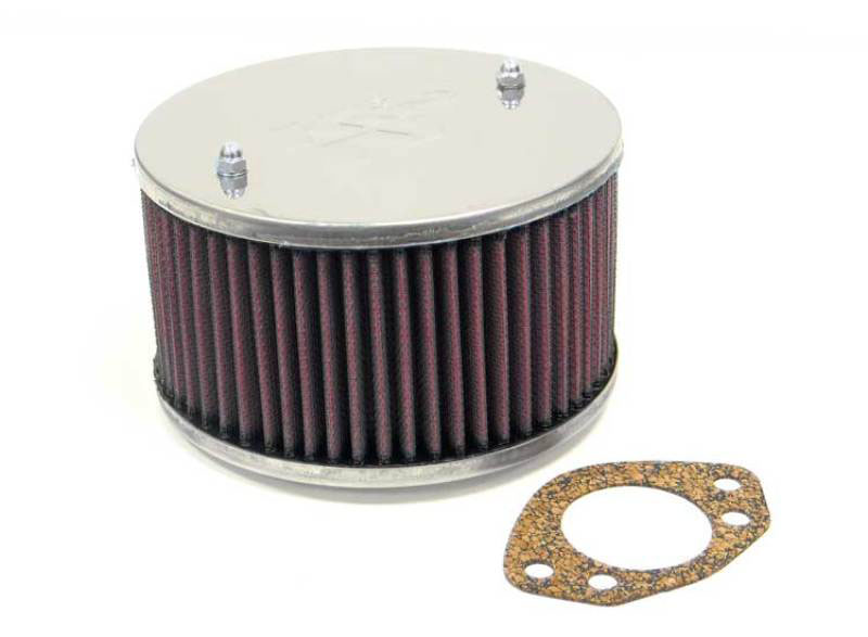 K&N Engineering 569098 | K&N Universal Custom Air Filter - Round 1.625in Flange / 1.625in ID / 2.75in Overall Height