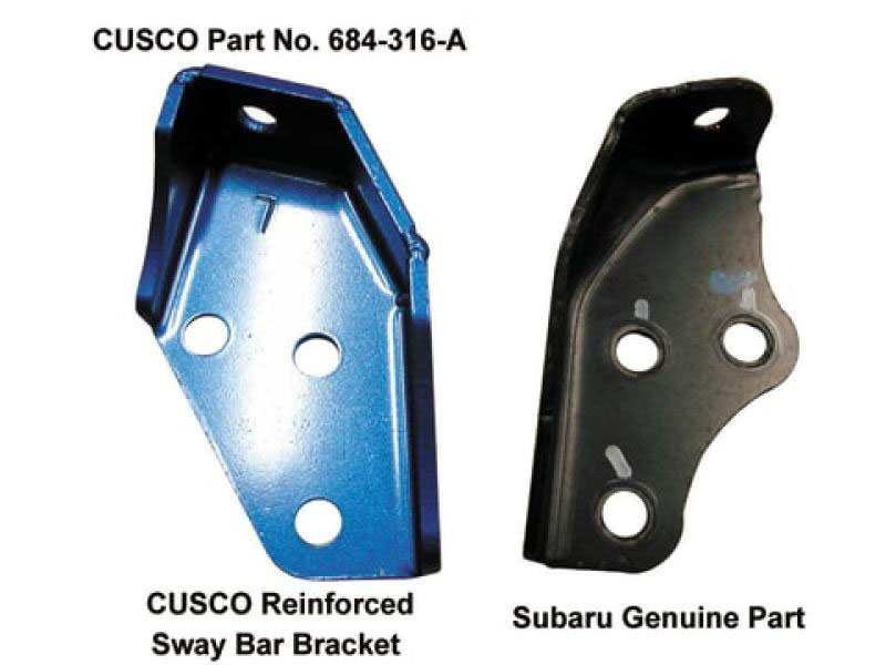 Cusco 684 316 a | Rear Harder Sway Bar Bracket 03-09 Subaru Legacy; 2003-2009