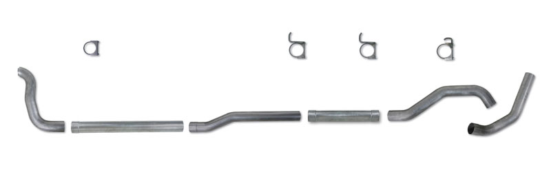 Diamond Eye Performance k4209a-rp | Diamond Eye KIT 4in TB MFLR RPLCMENT PIPE SGL AL: 2-WHEEL DRIVE ONLY 89-93 DODGE CUMMINS 5.9L; 1989-1993