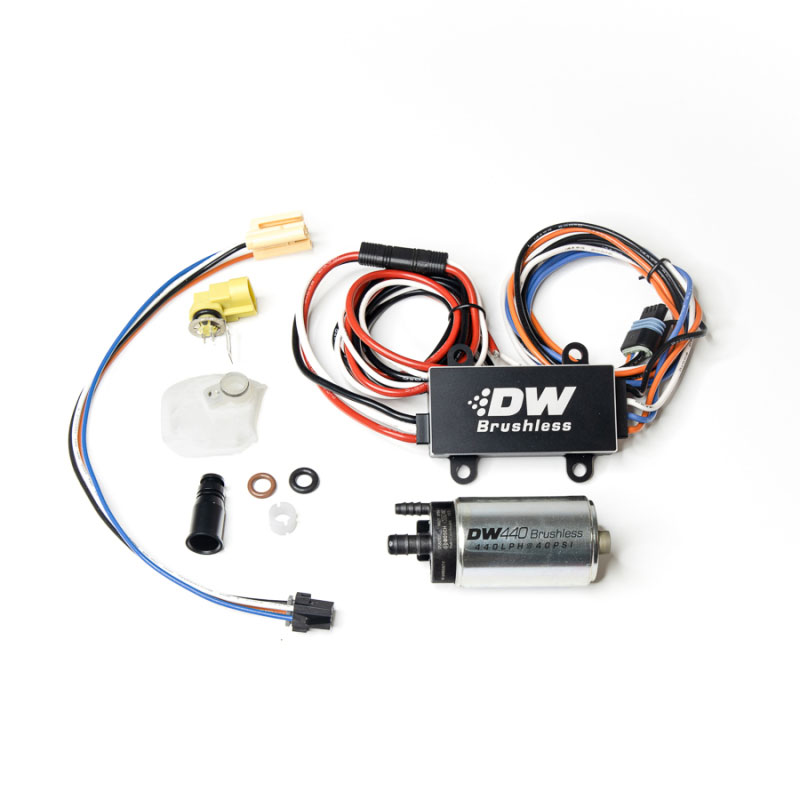 DeatschWerks 9-441-C103-0910 | DW440 440lph Brushless Fuel Pump w/ PWM Controller And Install Kit 08-14 Subaru WRX; 2008-2014