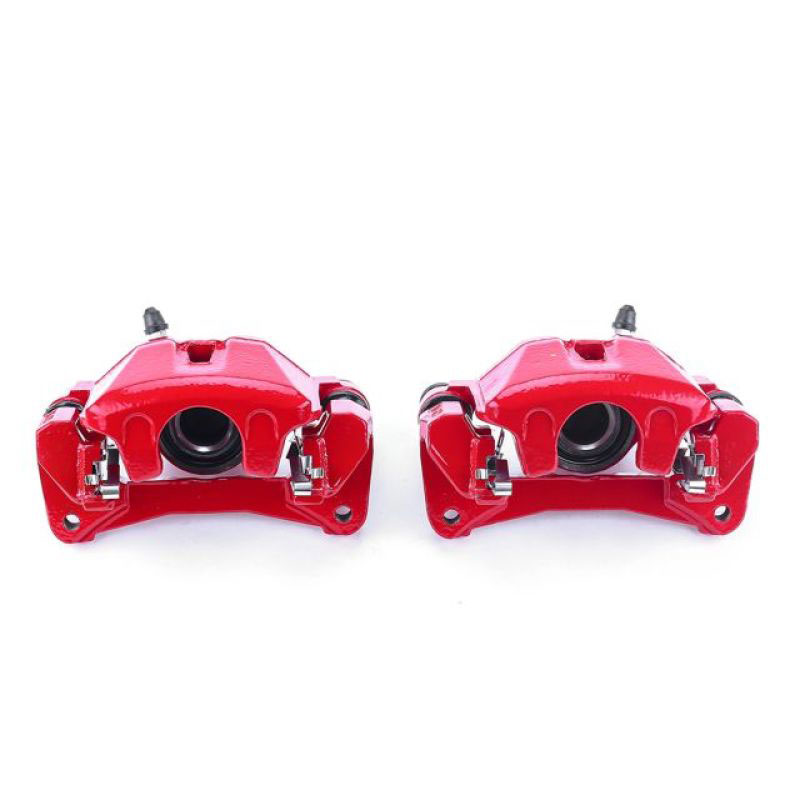 PowerStop s2592 | Power Stop 99-03 Lexus RX300 Rear Red Calipers w/Brackets - Pair; 1999-2003