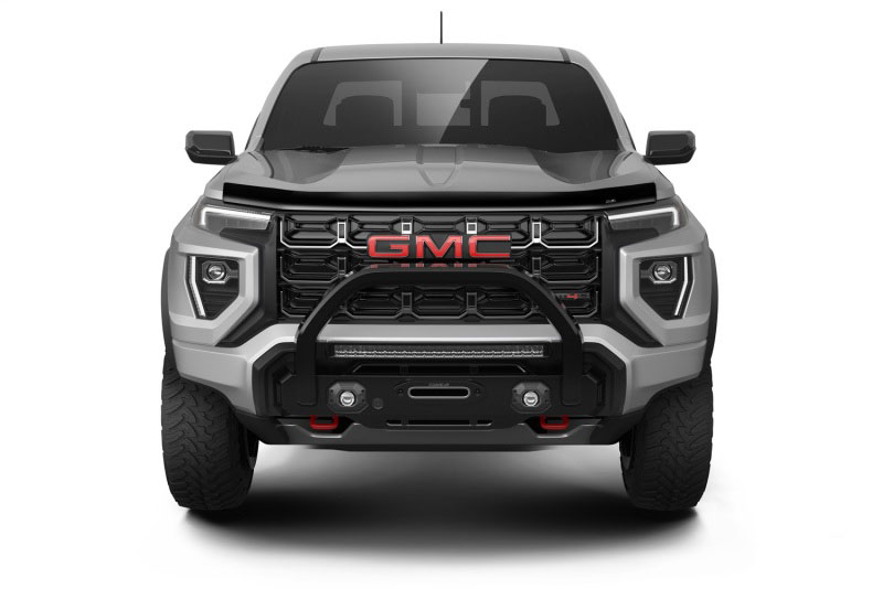 AVS 322214 | 23-24 GMC Canyon Aeroskin Low Profile Hood Shield - Smoke; 2023-2024