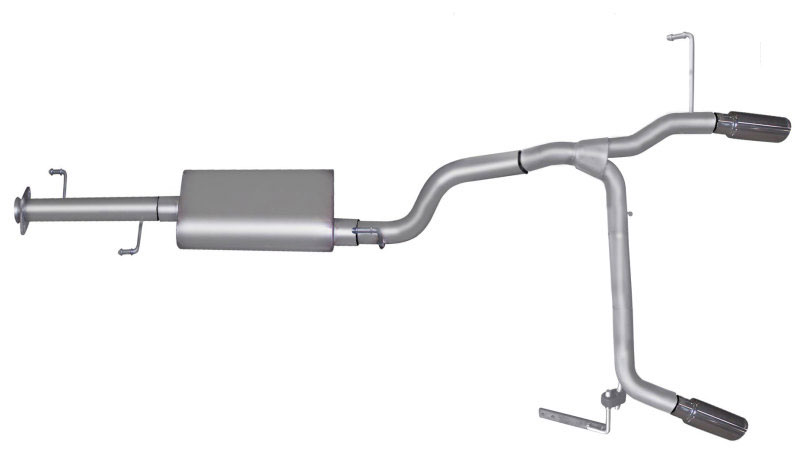 Gibson 618808 | 07-14 Toyota FJ Cruiser Base 4.0L 2.5in Cat-Back Dual Split Exhaust - Stainless; 2007-2014