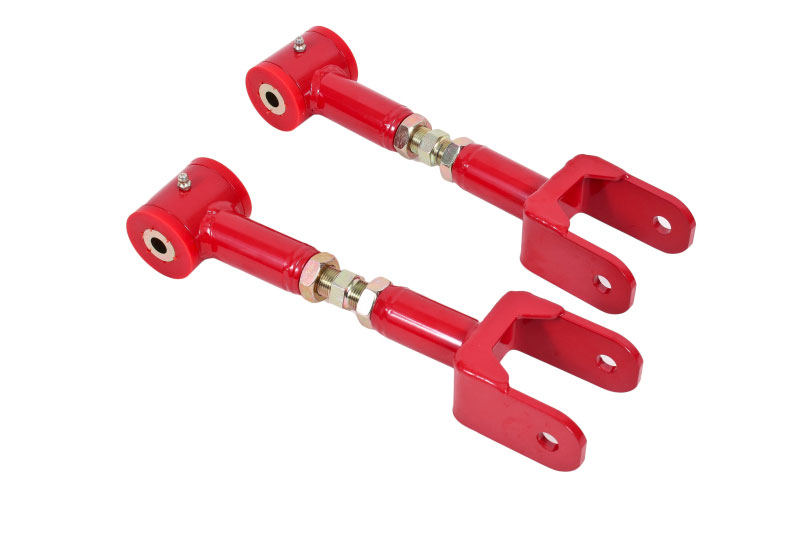 BMR Suspension utca055r | BMR 78-87 G-Body Upper Control Arms On-Car Adj. (Polyurethane) - Red; 1978-1987