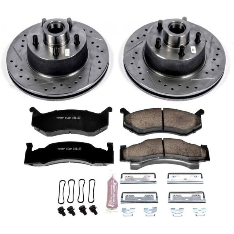 PowerStop k8079 | Power Stop 80-81 Chrysler Town & Country Front Z23 Evolution Sport Brake Kit; 1980-1981