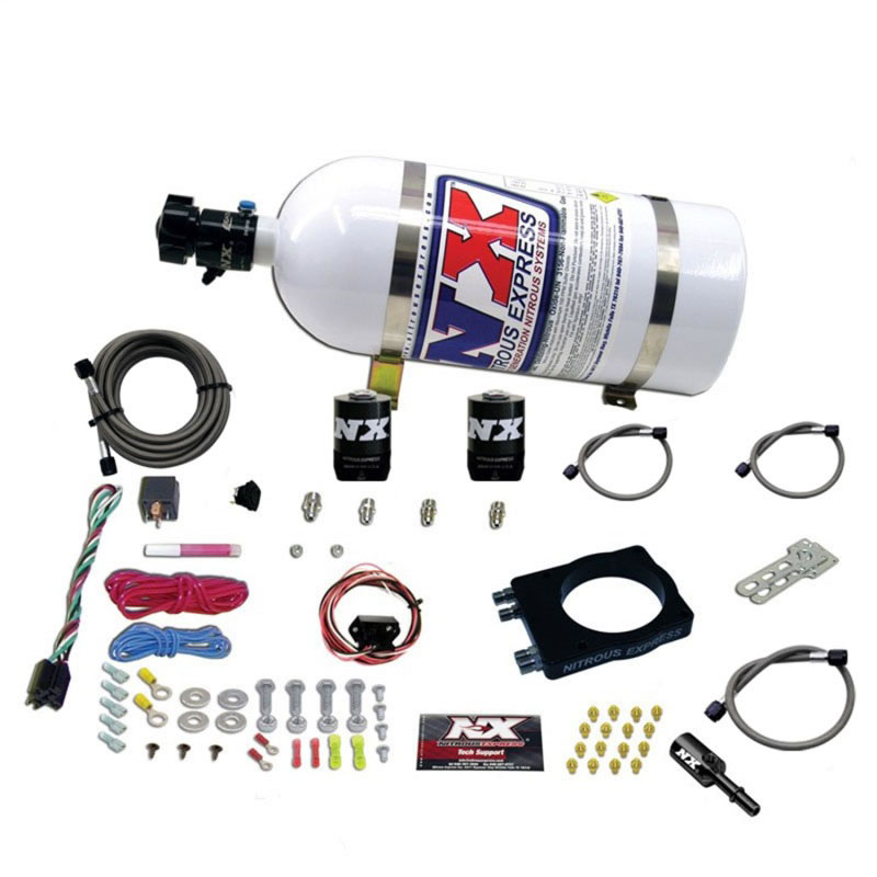 Nitrous Express 20944-10 | Dodge Hemi Nitrous Plate Kit (50-400HP) w/10lb Bottle