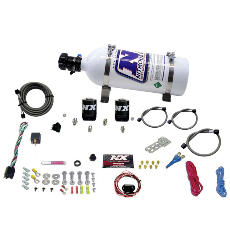 Nitrous Express 20930-05 | 10-15 Chevrolet Camaro (5th Gen) Single Nozzle Nitrous Kit (35-150HP) w/5lb Bottle; 2010-2015