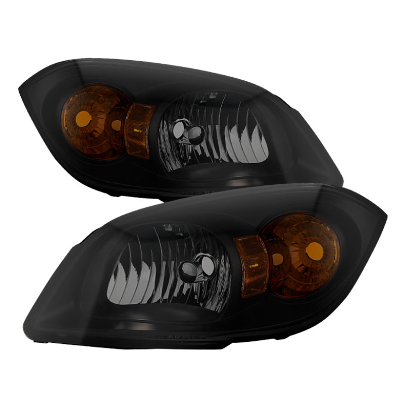 SPYDER 9030390 | Xtune Chevy Cobalt 05-10 Crystal Headlights Black Smoked HD-JH-CCOB05-AM-BSM; 2005-2010