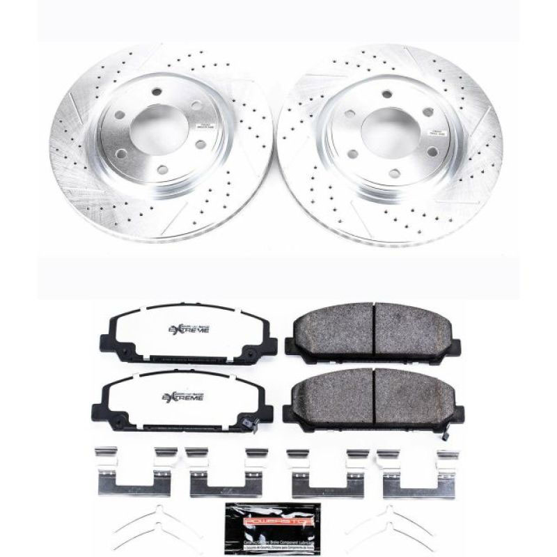 PowerStop k5821-36 | Power Stop 12-15 Nissan Armada Front Z36 Truck & Tow Brake Kit; 2012-2015