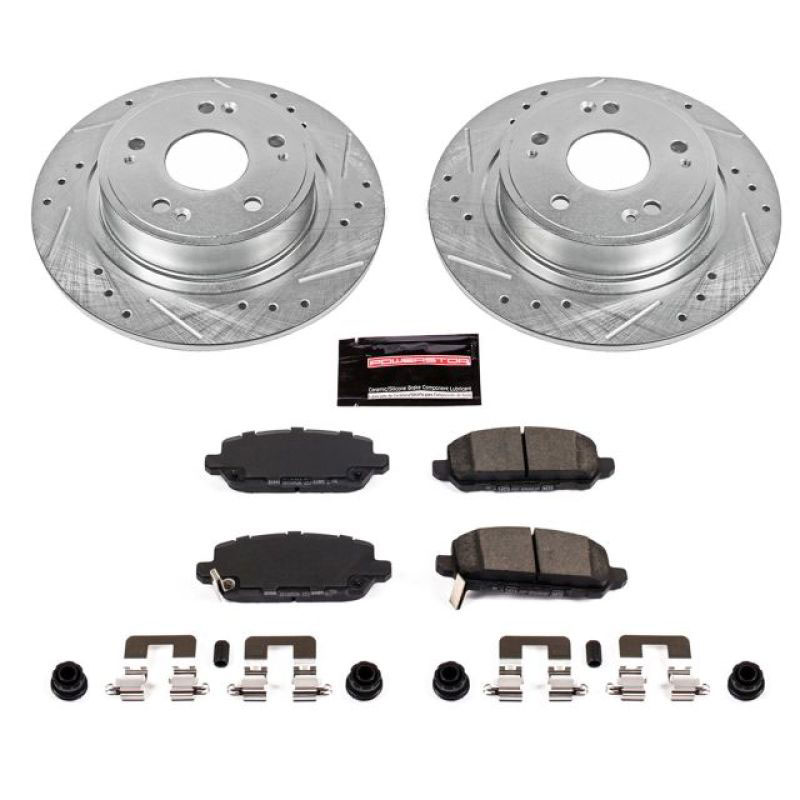 PowerStop k7340 | Power Stop 16-18 Honda HR-V Rear Z23 Evolution Sport Brake Kit; 2016-2018