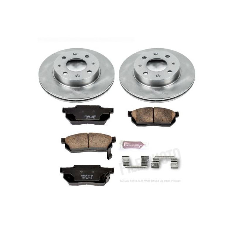 PowerStop koe4795 | Power Stop 88-91 Honda CRX Front Autospecialty Brake Kit; 1988-1991