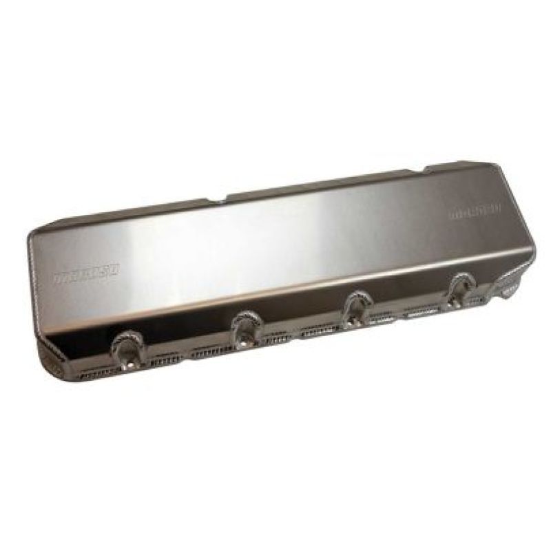 Moroso 68364 | BBC R-M Raptor 12 Deg/Profiler Hitman 12 Deg Aluminum Valve Cover w/Billet Rail - Pair; 2012-2012