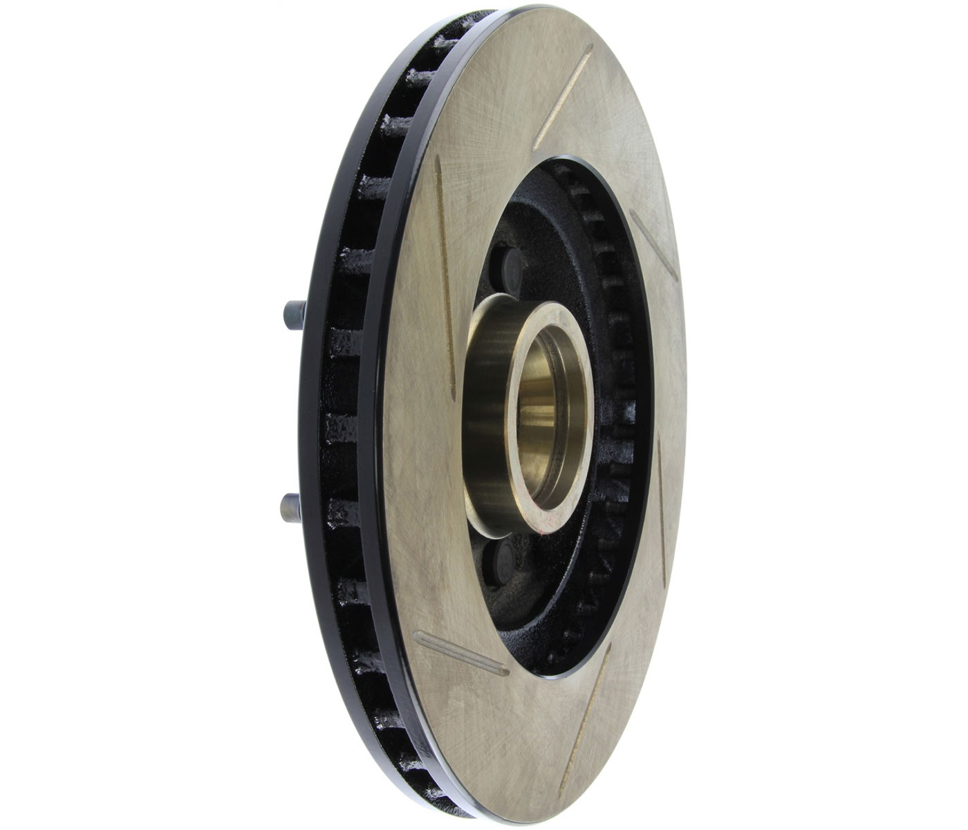 Stoptech 126.61018SL | StopTech Mercury Capri Sport Slotted Brake Rotor, Front Left; 1984-1986