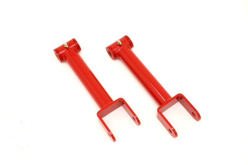 BMR Suspension UTCA001R | BMR Fixed Stock Length Upper Control Arms Red; 1994-1996