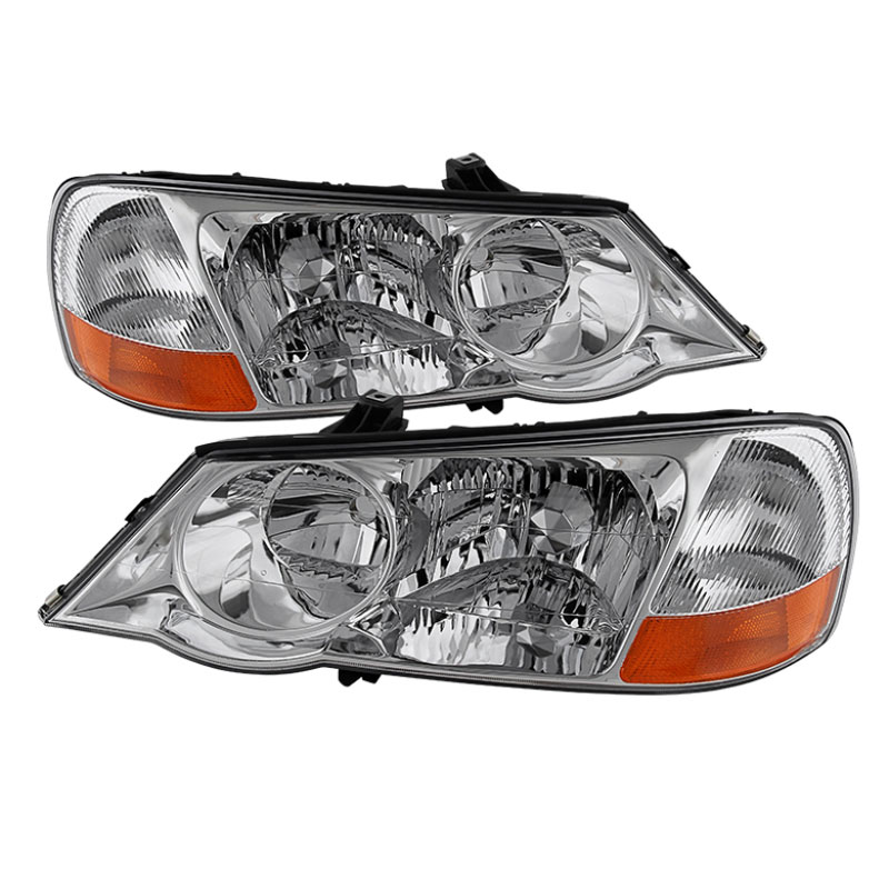 SPYDER 9029523 | Xtune Acura Tl 2002-2003 Hid Model Only OEM Style Headlights Chrome HD-JH-ATL02-HID-C; 2002-2003