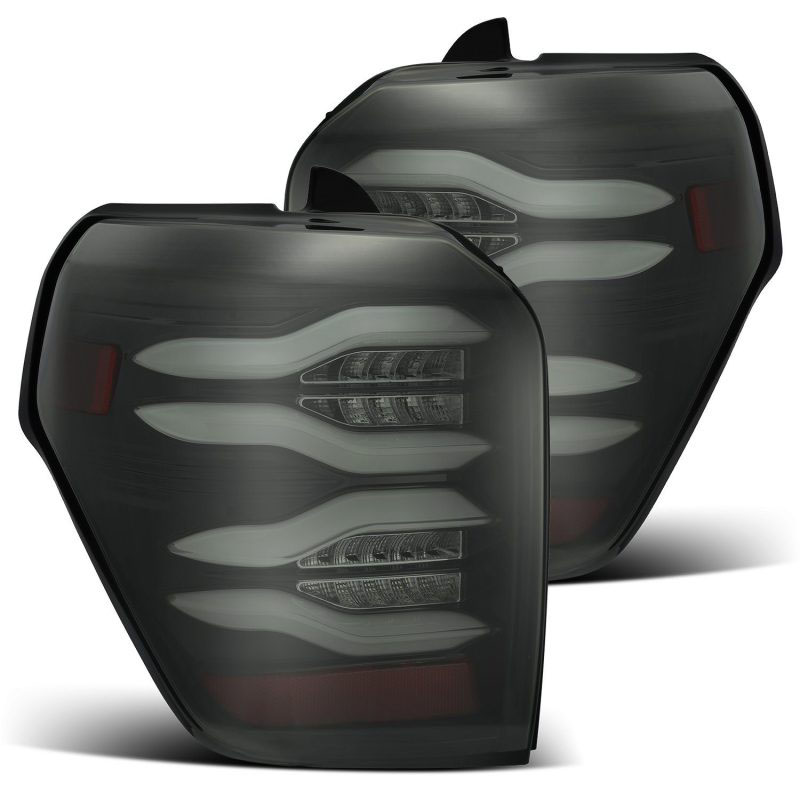 AlphaRex 690010 | 10-21 Toyota 4Runner PRO-Series LED Tail Lights Jet Black; 2010-2021