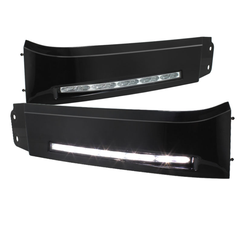 SPYDER 5077714 | Spyder Toyota Tundra Daytime LED Running Lights ( XSP-X Model Look )wo/switch - Black - (FL-DRL-TTU07-BK); 2007-2013