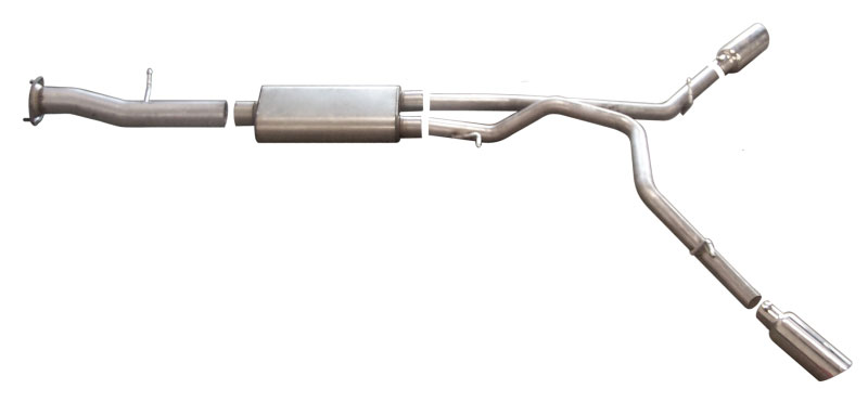 Gibson 612601 | 2007 Hummer H2 Base 6.0L 2.25in Cat-Back Dual Extreme Exhaust - Stainless; 2007-2007