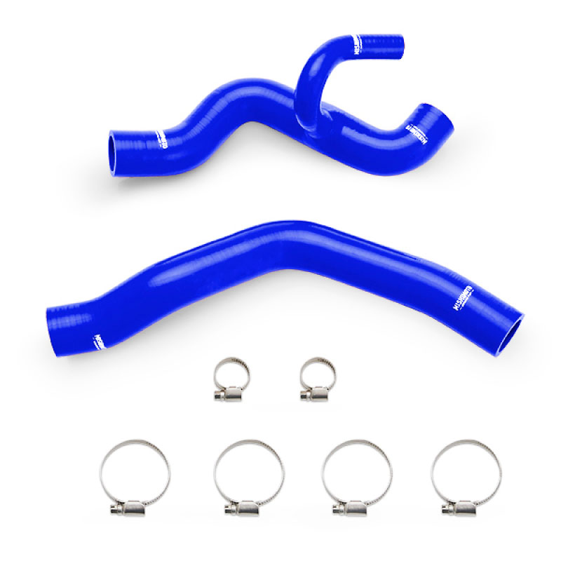 Mishimoto mmhose-cam6-16bl | 2016+ Chevrolet Camaro V6 Silicone Radiator Hose Kit (w/o HD Cooling Package) - Blue; 2016-2020