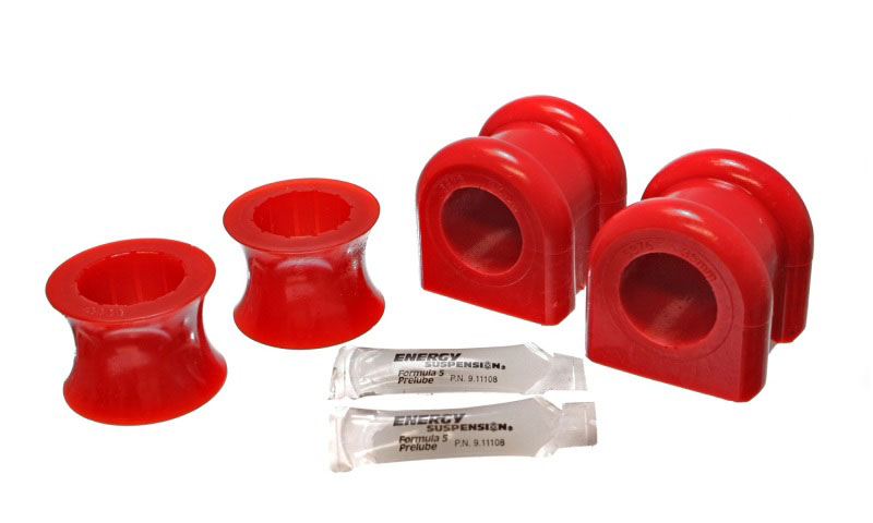 Energy Suspension 5.5168r | 00-04 Dodge Dakota 4WD / 00-04 Durango 4WD Red 35mm Front Sway Bar Bushing Set; 2000-2004