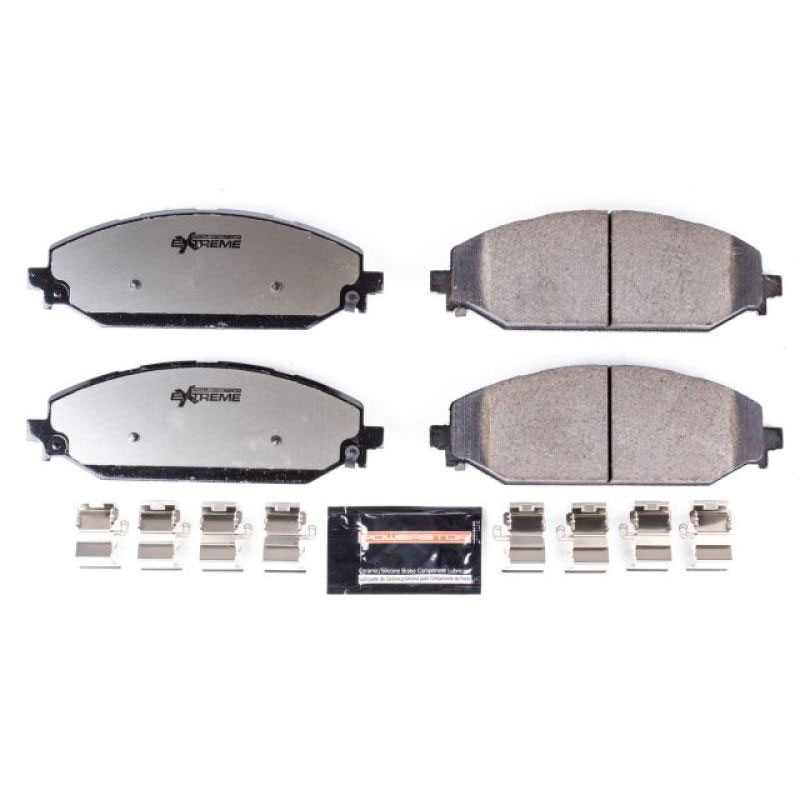 PowerStop z36-2179 | Power Stop 2019 Ram 1500 Front Z36 Truck & Tow Brake Pads w/Hardware; 2019-2022