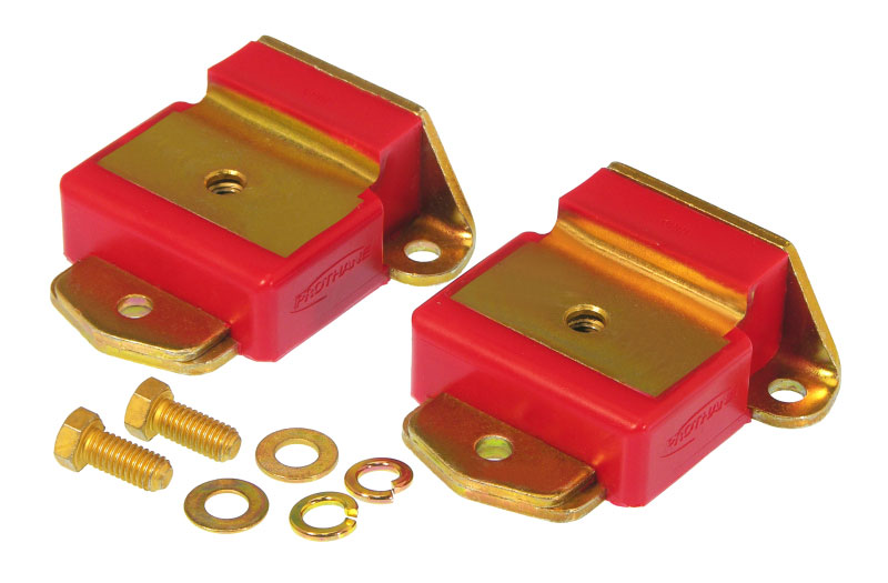 Prothane 7-509 | 63-72 GM Truck Motor Mounts - Red; 1963-1972