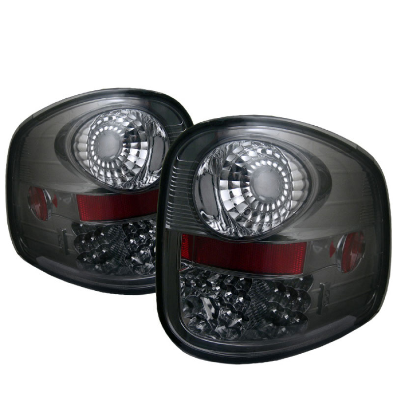 SPYDER 5003447 | Spyder Ford F150 Flareside LED Tail Lights - Smoke - (ALT-YD-FF15097FS-LED-SM); 1997-2003