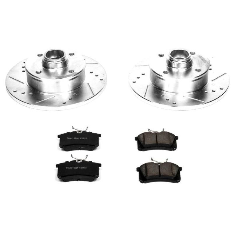 PowerStop k369 | Power Stop 99-02 Volkswagen Cabrio Rear Z23 Evolution Sport Brake Kit; 1999-2002