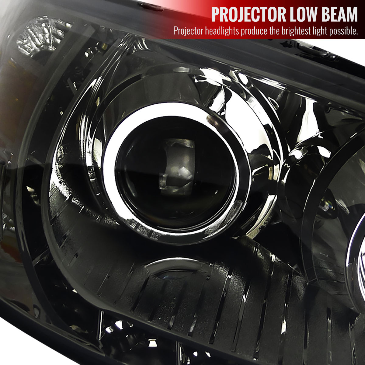 Spec-D Tuning Honda Civic R8 Style Projector Headlight Smoke