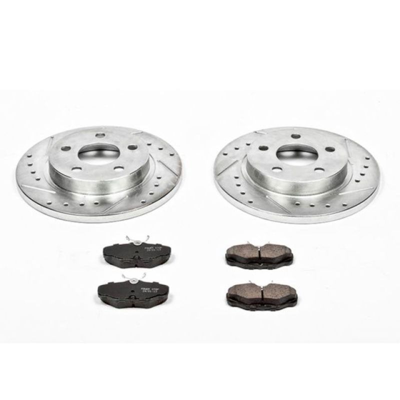 PowerStop k1298 | Power Stop 93-05 Ford Taurus Rear Z23 Evolution Sport Brake Kit; 1993-2005