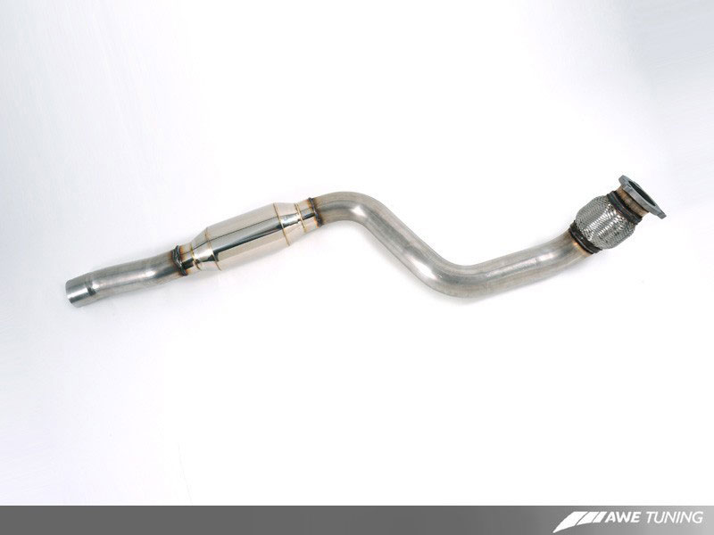 AWE Tuning 3215-11020 | Audi A4 Avant 2.0L Turbo Resonated Performance Downpipe; 2009-2012