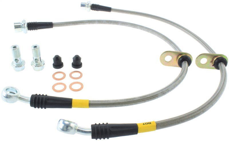 Stoptech 95044021 | StopTech 97-01 Toyota Camry Stainless Steel Front Brake Lines; 1997-2001